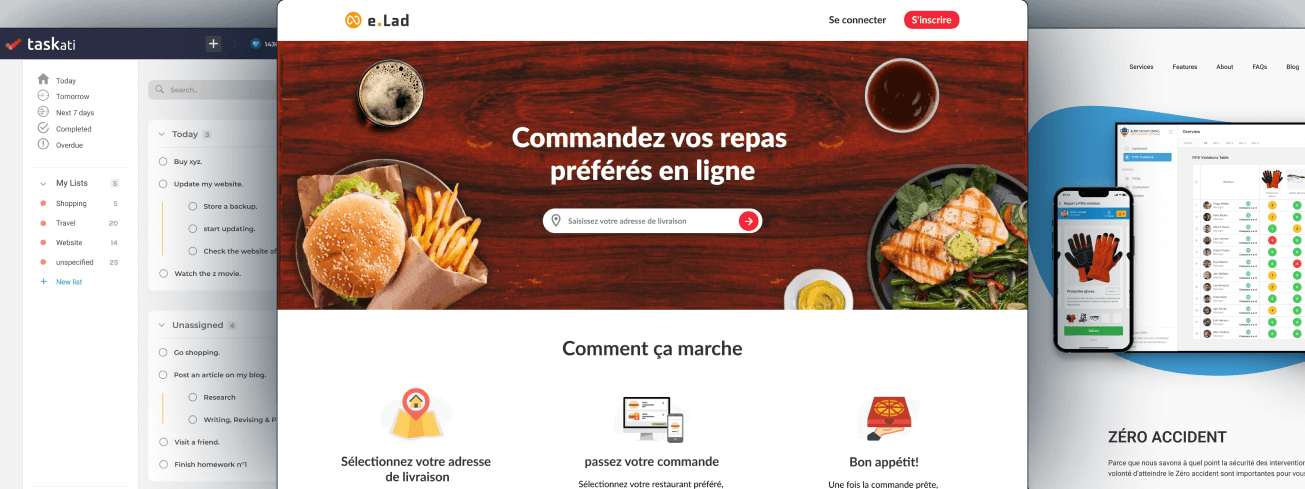 Mobile-friendly websites created by Wepremium for Moroccan businesses