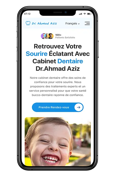 Premium hand-coded website displayed on mobile phone showcasing fast loading and modern design