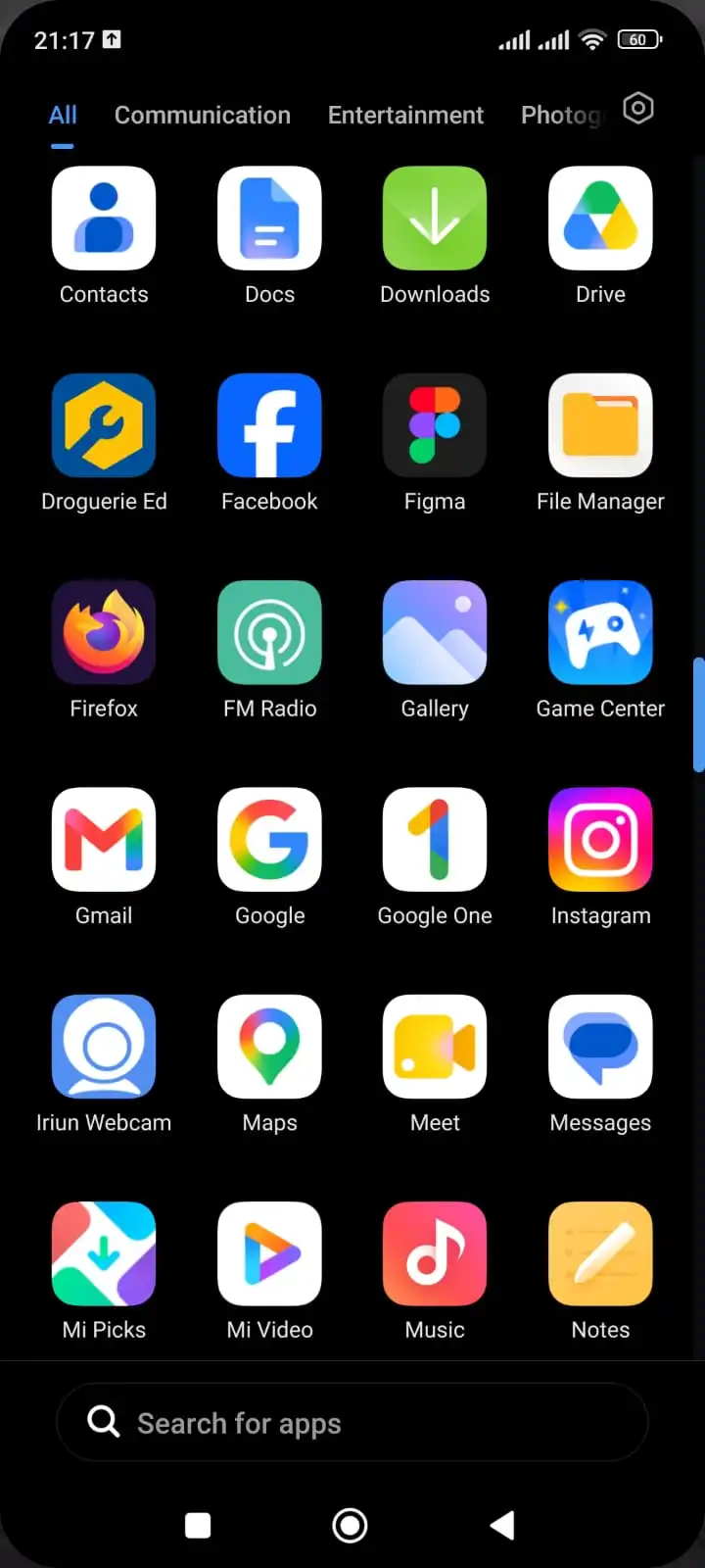 The store installed as an app on a phone home screen