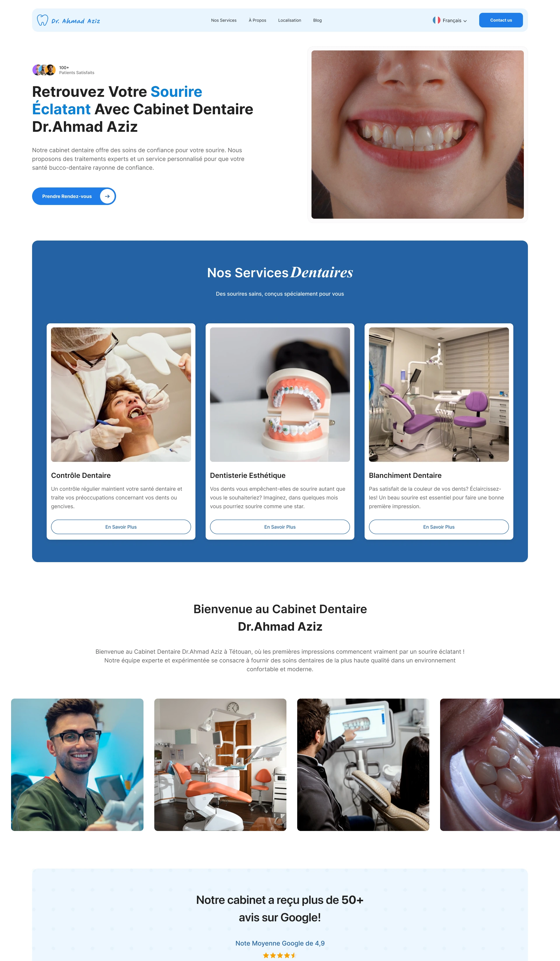 Professional service website with modern aesthetics and user-friendly navigation