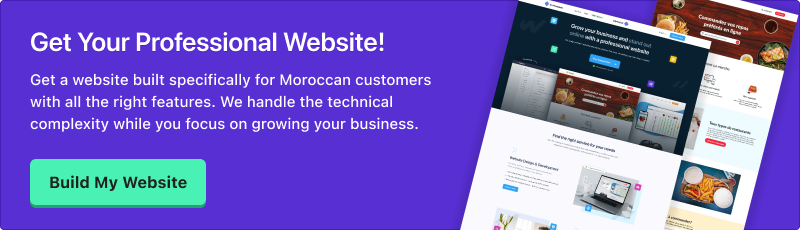 Morocco website features consultation - Professional web design services